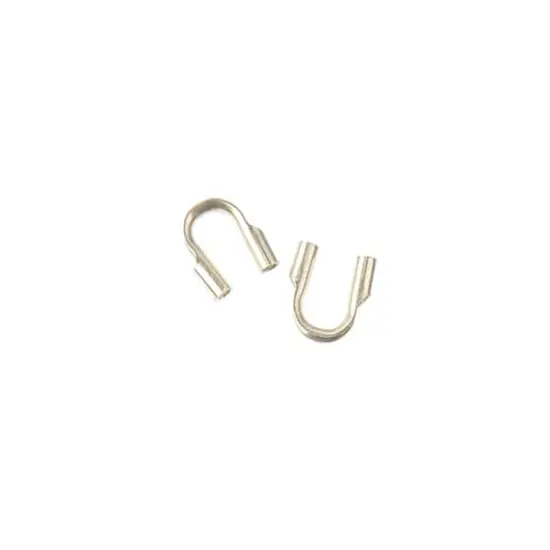 0.031'' Sterling Silver Wire Guards, 8ct. by Bead Landing&trade; {3}
