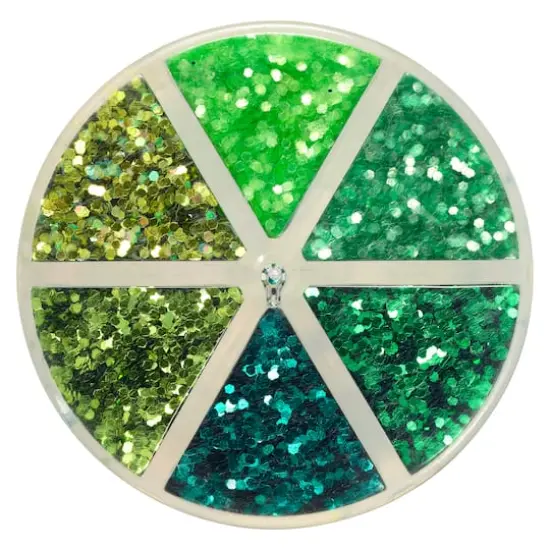 Chunky Polyester Glitter Mix by Recollections&trade; Green {1}