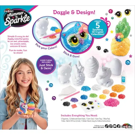 Cra-Z-Art&reg; Shimmer 'n Sparkle 3D Crystal Gem Creations {8}
