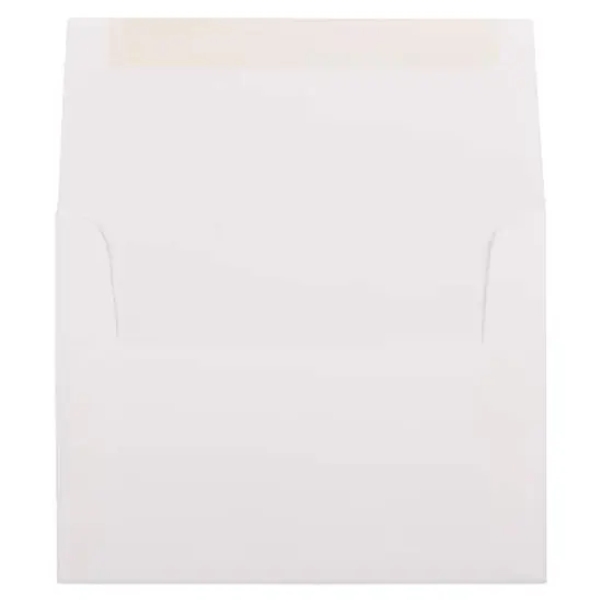 JAM Paper A2 Strathmore Invitation Envelopes, 50ct. Bright White Laid {4}