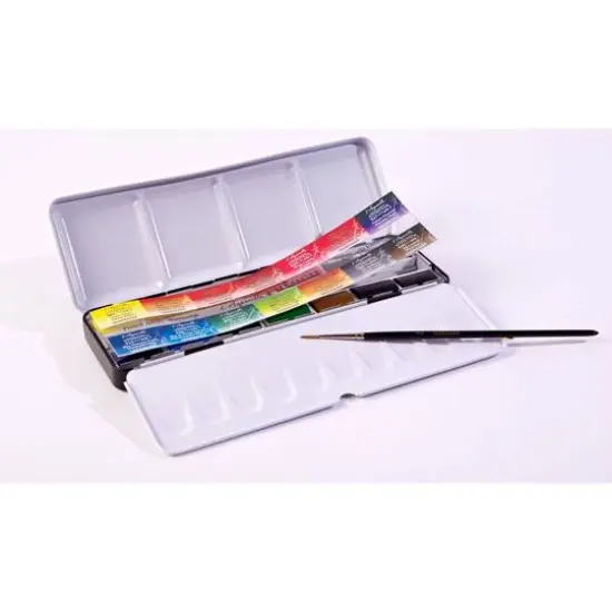 Sennelier 14 Color Watercolor Metal Tin Set {4}