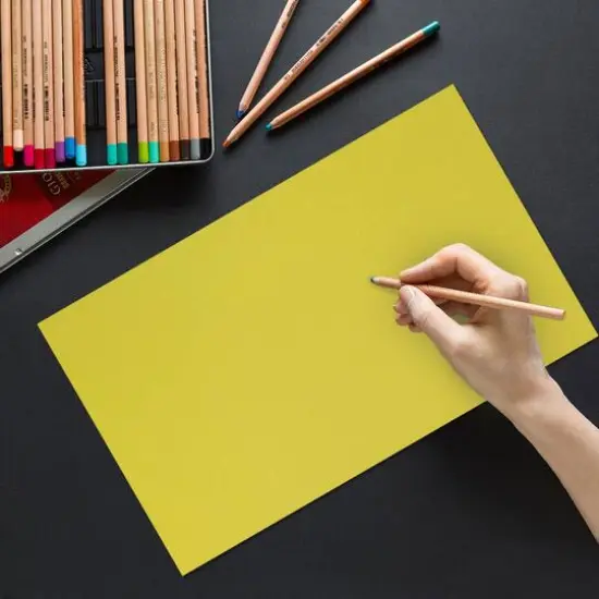 JAM Paper Matte 8.5" x 14" 28lb. Paper, 50 Sheets Chartreuse {4}