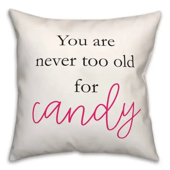 Pink Trick Or Treater Throw Pillow {3}