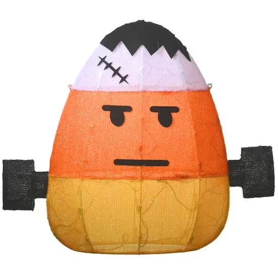 24" Pre-Lit Candy Corn Frankenstein {5}