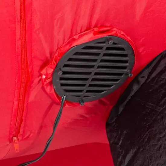 Glitzhome&reg; 7ft. Inflatable Santa Claus On Truck {9}