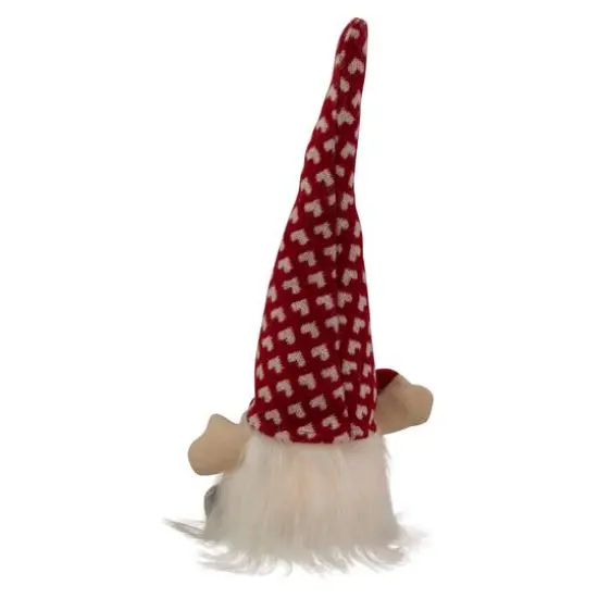 13" Lighted Girl Valentine's Day Gnome With Love Heart {7}
