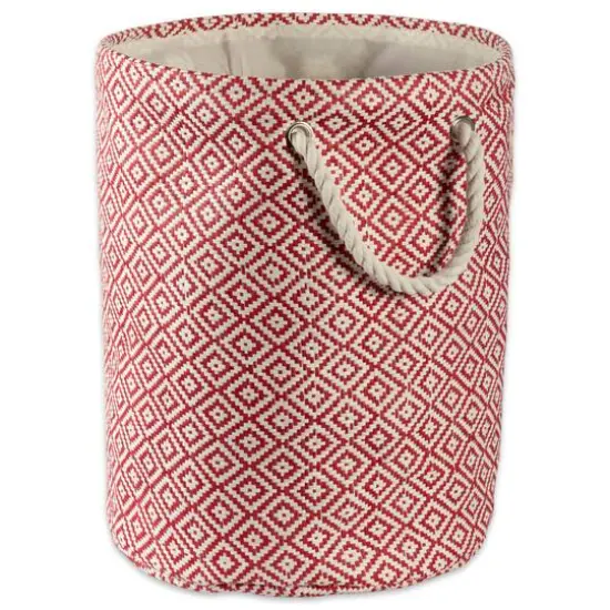 DII&reg; Small Rust Geo Diamond Round Paper Bin {1}