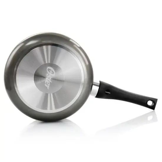 Oster 2.5qt. Merrion Metallic Gray Nonstick Aluminum Saucepan with Lid {3}