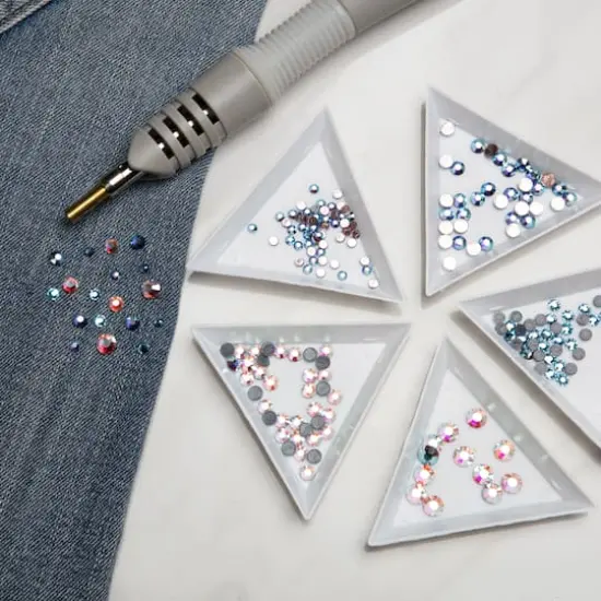 SS12 Hotfix Austrian Crystals by Bead Landing&trade;, 60ct. Sapphire AB {3}