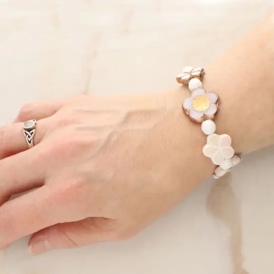 Winter Garden Czech Glass Flower Bead Mix by Bead Landing&trade; {5}