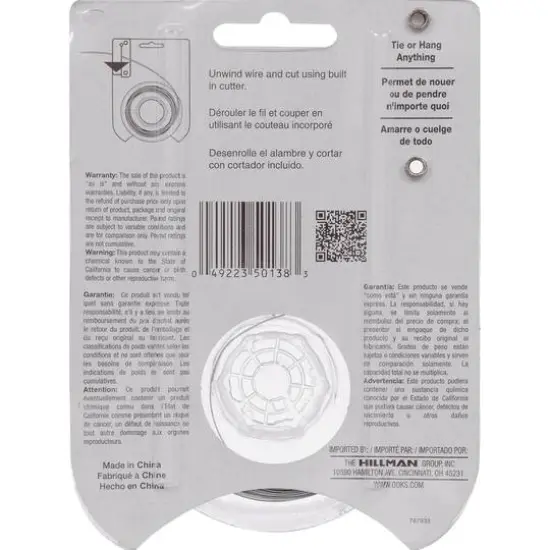 Ook&reg; 28 Gauge Steel Galvanized Picture Hanging Wire, 100ft. {4}