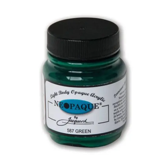 Jacquard Neopaque&reg; Acrylic Paint, 2.25oz. 587 Green {1}