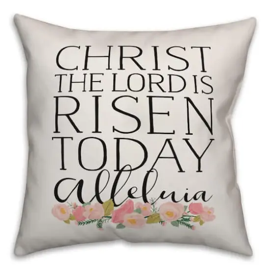 Christ The Lord Is Risen Throw Pillow {1}