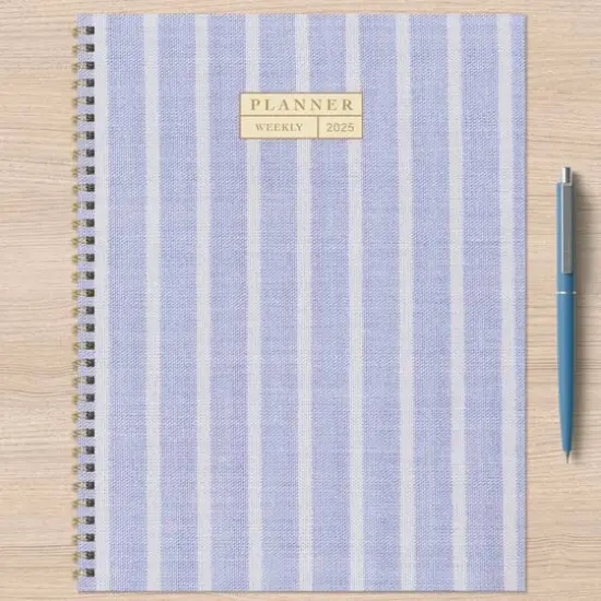 TF Publishing 2025 Large Harper Blue Weekly Monthly Spiral Planner {7}