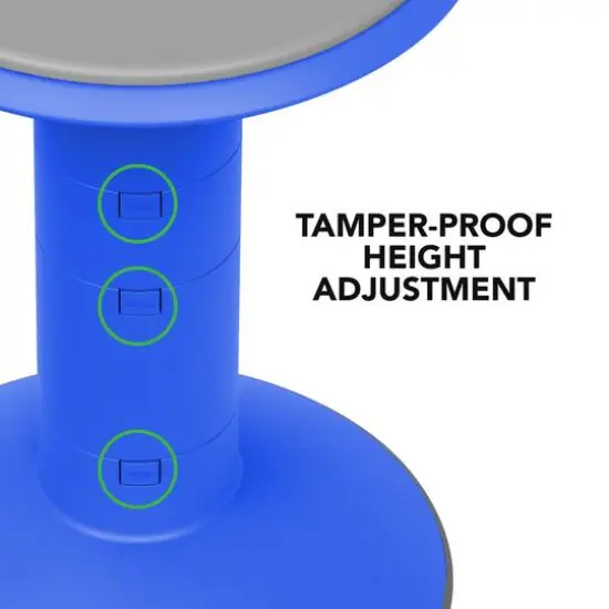 Storex Adjustable Wiggle Stool, Blue {8}