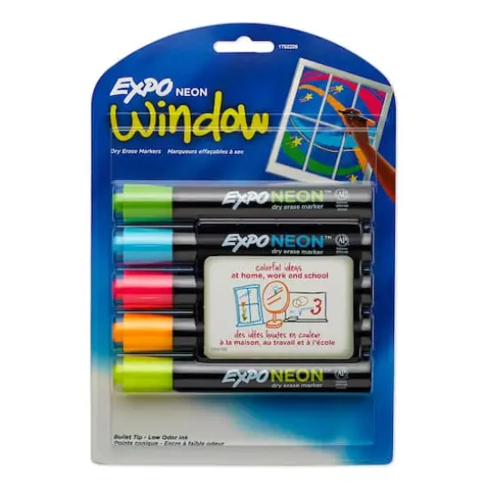 Expo&reg; Neon Dry Erase Markers, 5ct. {1}