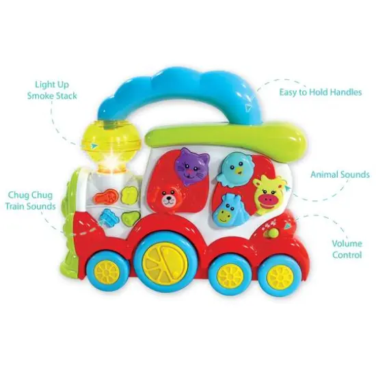 Nothing But Fun Toys Lights & Sounds Animal Choo Choo Train {4}