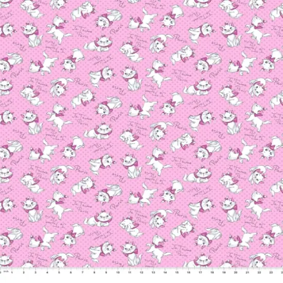 Disney&reg; Marie Amie Je'taime Paris Cotton Fabric {1}