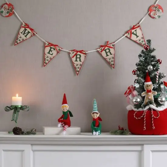 Mr. Christmas Recordable Knee Hugger Elves Set {3}