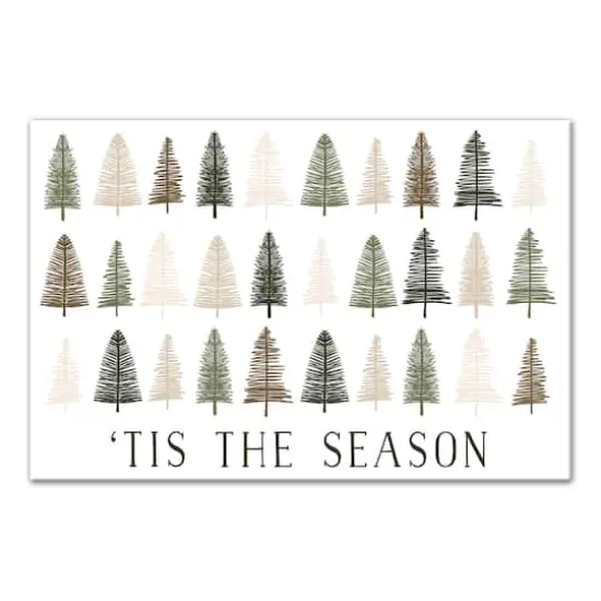 Tis The Season 30x20 Canvas Wall Art {1}