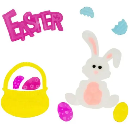 Double Sided Easter Gel Window Clings, 6ct. {6}