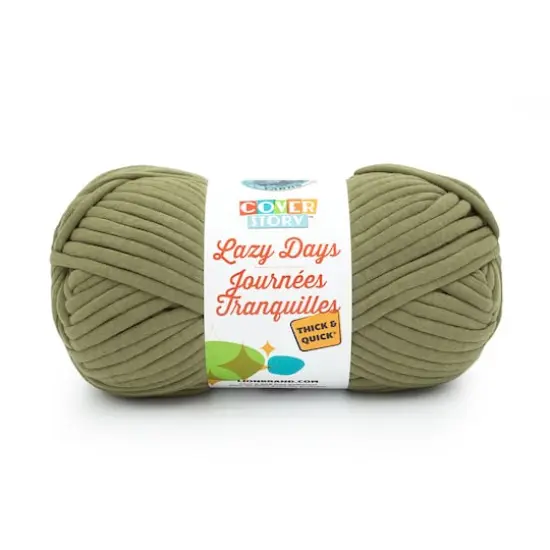 Lion Brand&reg; Cover Story&trade; Lazy Days Thick & Quick&reg; Yarn Olive {1}