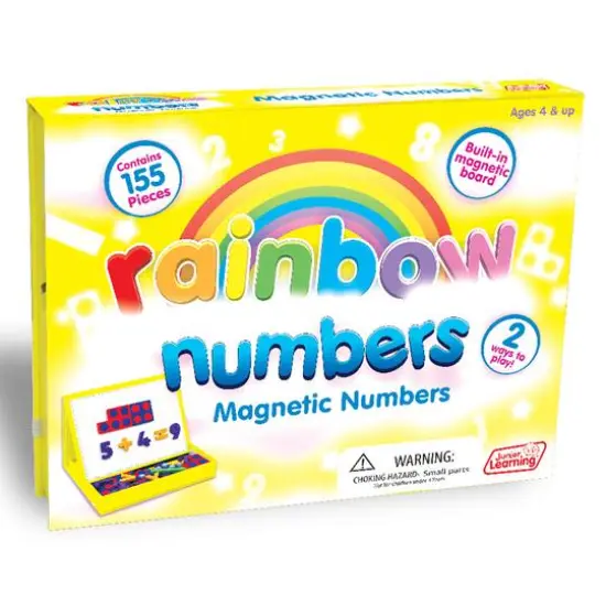 Junior Learning&reg; Rainbow Numbers Magnetic Numbers {3}