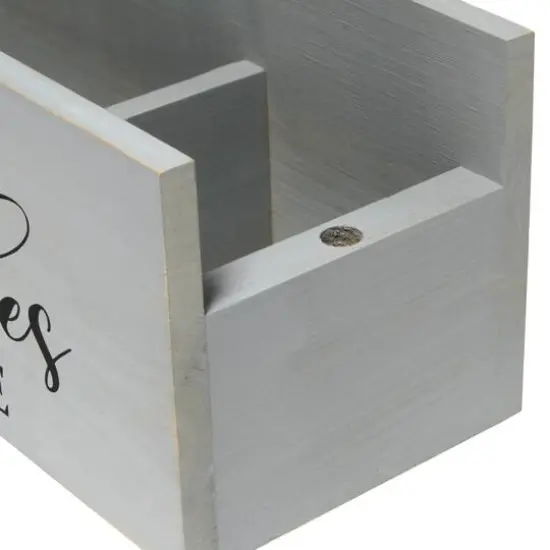 Elegant Designs 15.75" Kitchen Organizer Gray Wash {8}