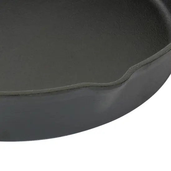Oster Castaway 10" Round Cast Iron Frying Pan with Pouring Spouts {6}