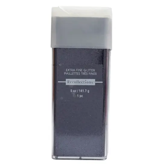 4.5oz. Extra Fine Glitter by Recollections&trade; Navy {1}