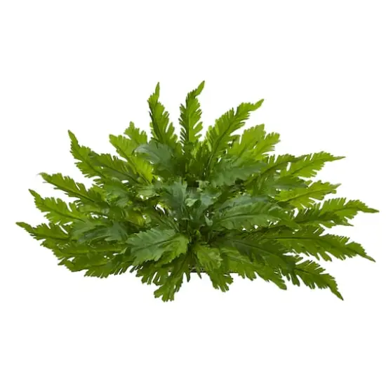 26" Green Fern Artificial Ledge Plant {1}