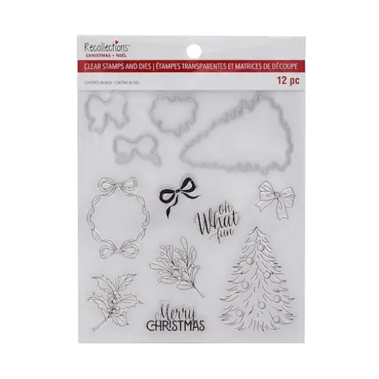 Oh What Fun Clear Stamp & Die Set by Recollections&trade; {4}