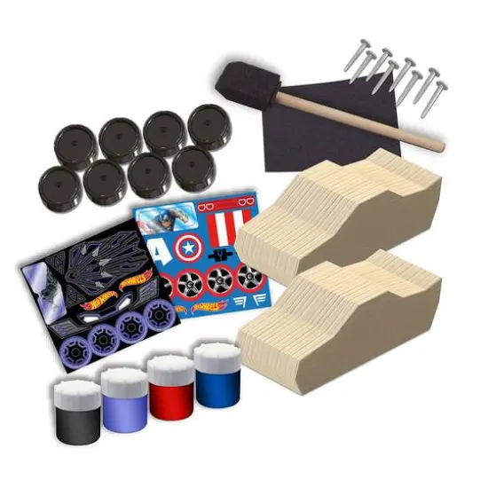 Tara Toys&trade; Marvel&reg; Avengers Hot Wheels DIY Wood Car Racers {4}