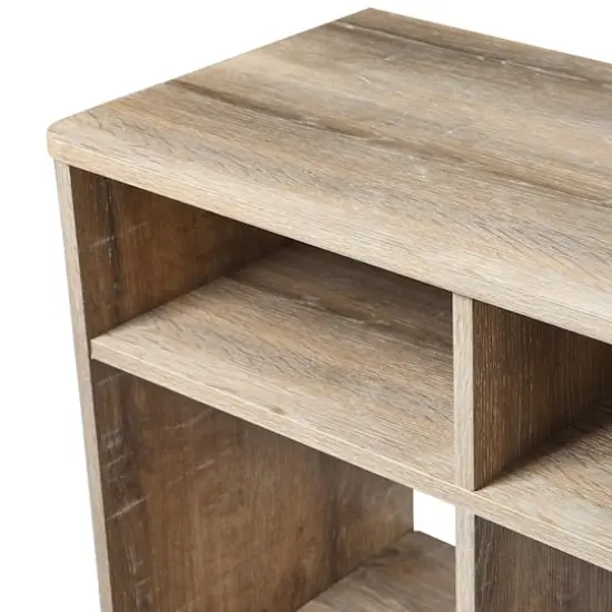 Hello Honey&reg; Coastal Oak Console Table with Storage {4}