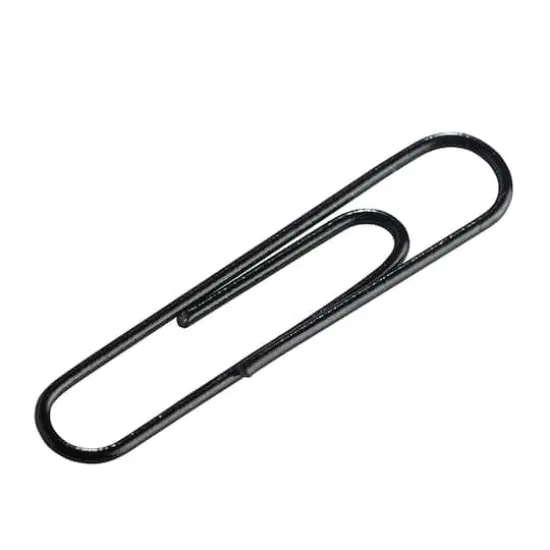 JAM Paper Jumbo Paper Clips Black {5}