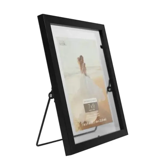 Expressions&trade; 7" x 9" Black Float Frame by Studio D&eacute;cor&reg; {3}