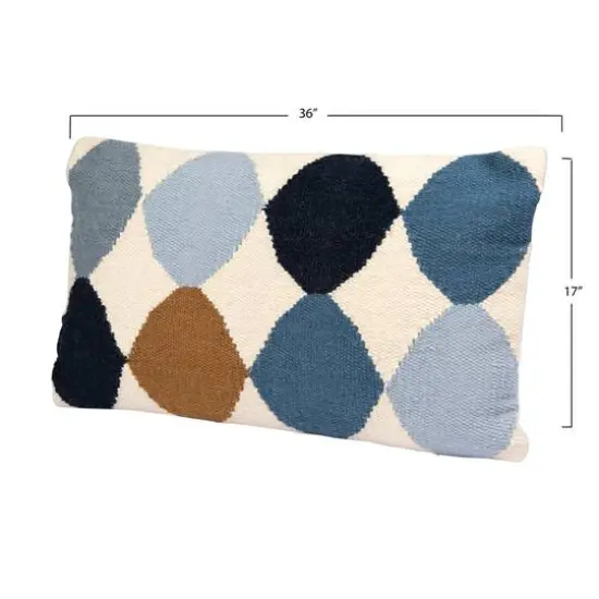 Hello Honey&reg; Multicolor Diamond Pattern Lumbar Pillow {8}