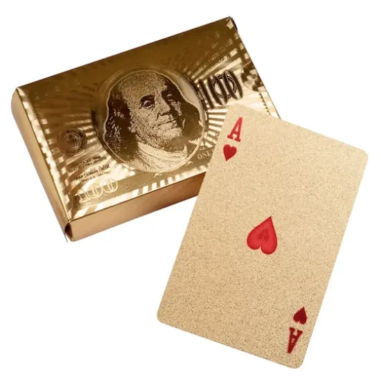 Toy Time 24k Gold Playing Cards {5}