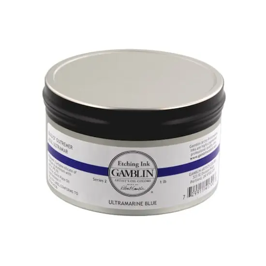Gamblin Etching Ink, 1lb. Ultramarine Blue {1}