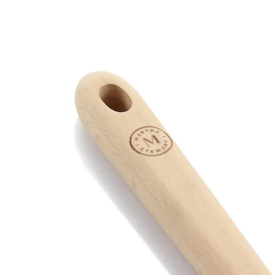 Martha Stewart 14'' Beech Wood Slotted Spoon {4}