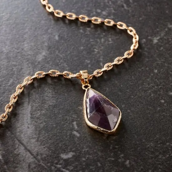 Amethyst Drop Pendant by Bead Landing&trade; {3}