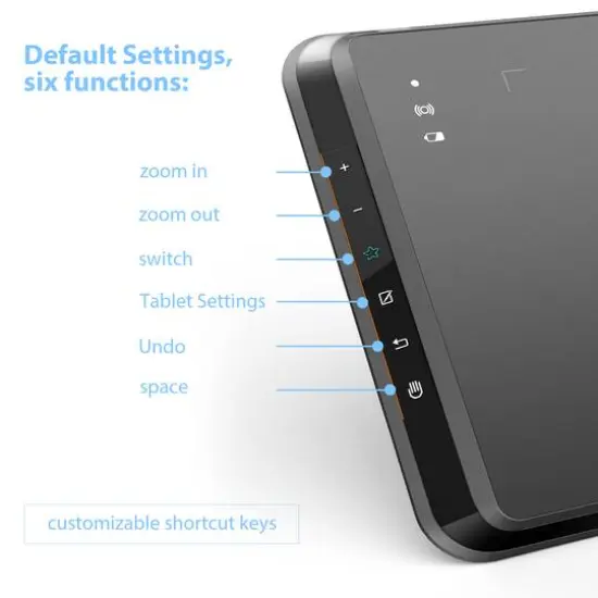 XPPen 8" x 5" Star 05 Wireless Graphics Drawing Tablet {4}