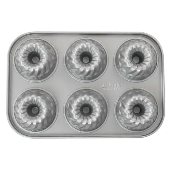 Martha Stewart 6-Cup Carbon Steel Doughnut Pan {3}