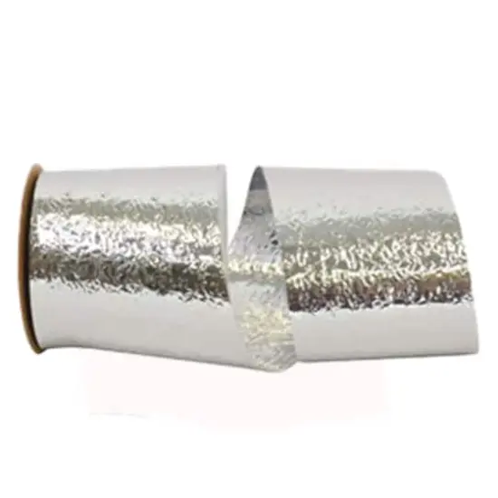 JAM Paper 2.5" x 25yd. Metallic Cracked Ice Ribbon Silver {1}