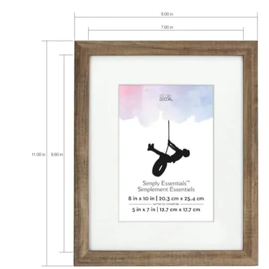 Simply Essentials&trade; Natural Frame with Mat by Studio D&eacute;cor&reg; {4}