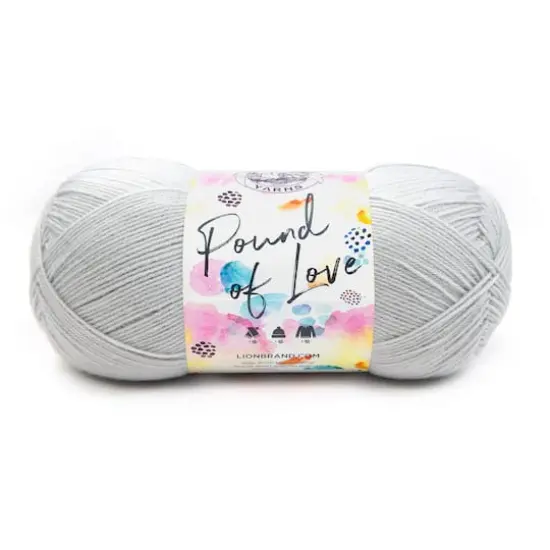 Lion Brand&reg; Pound of Love&reg; Yarn Elephant Grey {1}