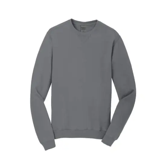 Port & Company&reg; Beach Wash&reg; Garment-Dyed Sweatshirt Pewter {1}