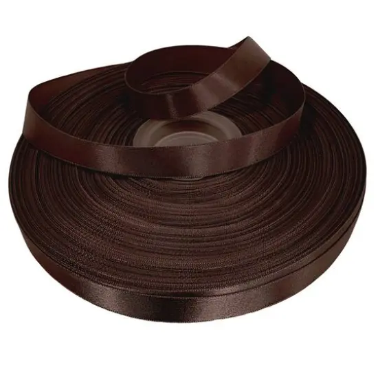 Gwen Studios Single Faced Satin Ribbon Brown {4}