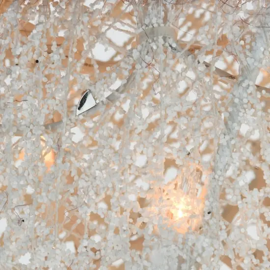 60" Crystal Snowman Decoration, Warm White LED Lights {5}