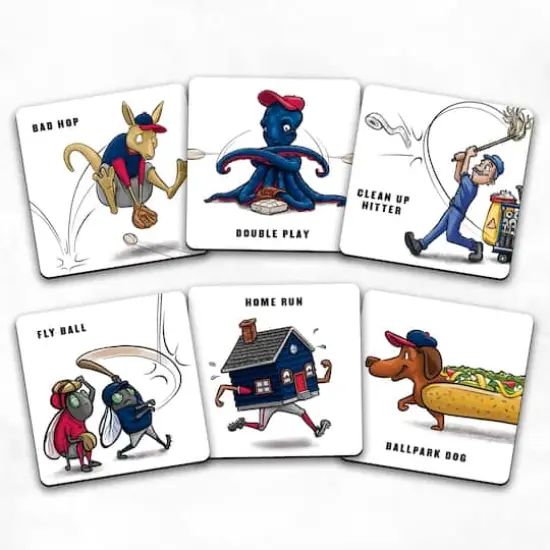 Major League Baseball Licensed Memory Match Game Atlanta Braves {5}